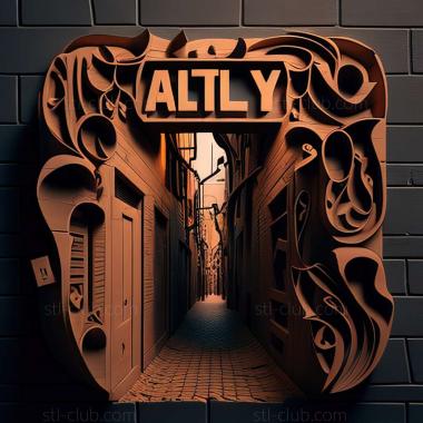 3D model alley (STL)